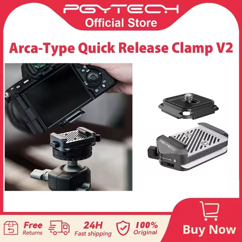 PGYTECH Arca-Type Quick Release Clamp & Plate V2 Set