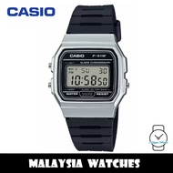 (100% Original) Casio F-91WM-7A Classic Youth Digital Black Resin Watch F91 F-91 F91WM F91WM-7A F-91