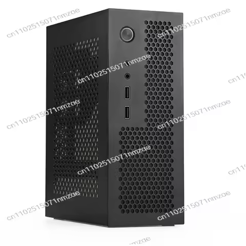 New A09 Mini Desktop Computer Case 3.8L HTPC Chassis for 17x17cm ITX Motherboard & 1U PSU