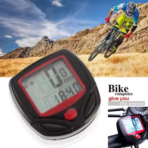 M5TC Speedometer Watch Wireless Cycle Bike Computer Odometer LCD Backlight Display & Multi-Functions