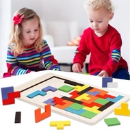 Tetris Puzzle Toys Educational Toys for Children Tetris Block Toys Geometry Puzzle
