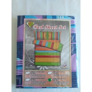 Set Cadar King Bergetah, King Fitted Bedsheet Set