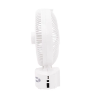 Solar Desk Fan Solar Rechargeable Fan GD-9018 with Fm Radio Bluetooth Speaker and Led Ligh