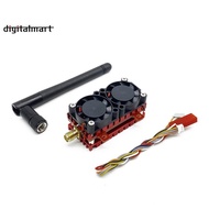 5W 5.8G VTX 5000mW 48CH FPV Video Transmitter with Cooling Fan 2S-6S for FPV Long Range RC Drone