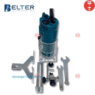 YK3703 HAND MINI TRIMMER PROFILE ROUTER WOOD 1/4" 6.35mm BELTER YK 3703