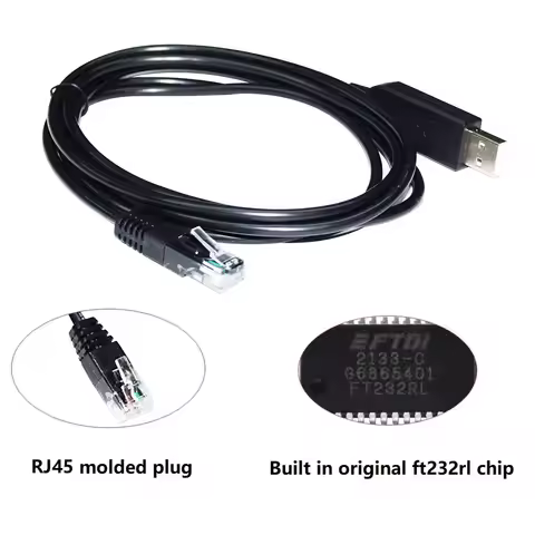 FTDI FT232RL USB UART TTL TO RJ45 ADAPTER EQMOD CABLE FOR SKYWATCHER EQ3 PRO EQ5 HEQ5 SYNTREK EQM-35
