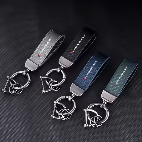 Car Logo Suede Leather Key Ring For BMW Performance X1 X3 X4 X5 E46 E90 F20 E60 E39 F10 M1 M2 M3 M5 