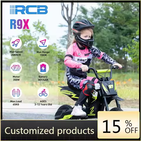 RCB China Supply High Speed Motor Kids Electric R9X 36V 4Ah Motorcycle Motorbikes for Children(girls