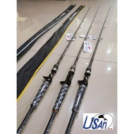 LEMAX Black Rose One-piece Casting Fishing Rod/ Joran Casting