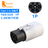 Feyree EV Charger Adapter Type 2 IEC 62196-2 to GB/T Converter for China Standard Electric Vehicle C