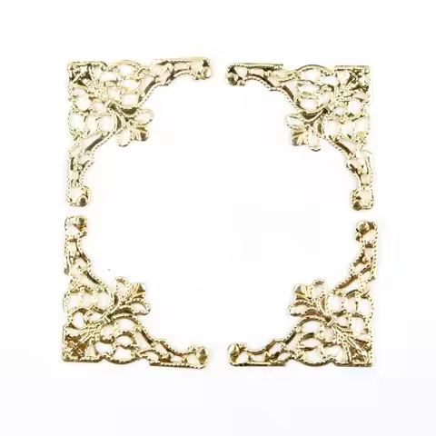 Metal Corners For Books Scrapbooking Photo Albums Menus Corner Protectors Metal Crafts DIY Ornament 