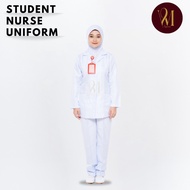 STUDENT NURSE POLYSTER 1 SET/BAJU/SELUAR