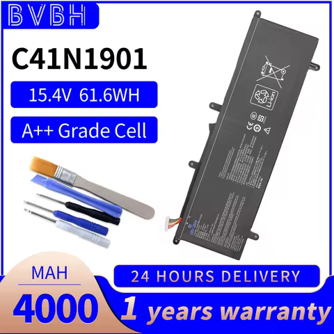 BVBH C41N1901 Laptop Battery for Asus ZenBook DUO UX481/UX481F/UX481FA/UX4000F/UX481FL/C41N1901 Batt