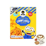 Irvins x Minions Salted Egg Cornflakes Snack 45g (5 sachets x 9g)