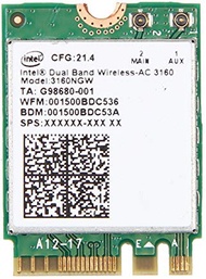 Intel Dual Band Wireless-AC 3160 3160NGW 802.11ac/a/b/g/n BT4.0 NGFF Wifi Card 2.4/5.8Ghz not for IB