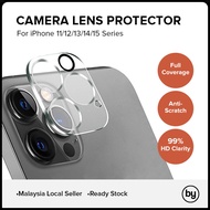 [MY] 3D Full Coverage Tempered Glass Camera Lens Protector For iPhone 15 / 15 Plus / 15 Pro / 15 Pro Max / 14 / 14 Plus / 14 Pro / 14 Pro Max / 13 Mini / 13 / 13 Pro / 13 Pro Max / 12 Mini / 12 / 12 Pro / 12 Pro Max / 11 / 11 Pro Max