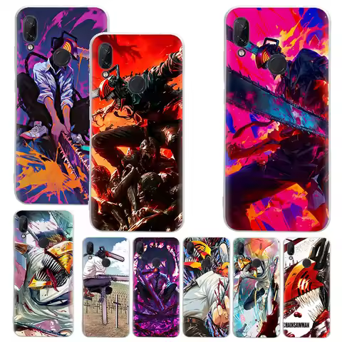 C-Chainsaw Mans Denji Case for Xiaomi Redmi 13C 14C 13 12 12C 10 10A 10C 9 9A 9C 9T Phone Shell 8 8A