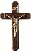 Christian Brand 13" H Walnut Sick Call Crucifix Set