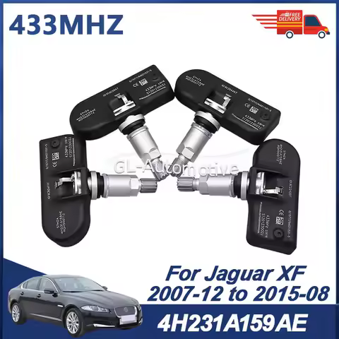 4PCS 4H23-1A159-AE Tire Pressure Sensor For Jaguar XF 2007-12 to 2015-08 4H231A159AE TPMS Sensor 433