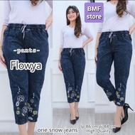 LATEST FLOWYA JINS / WOMEN'S JEANS / EMBROIDERED TROUSERS