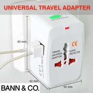 Universal Travel Adapter (With/Without USB) - For Use In More Than 150 Countries