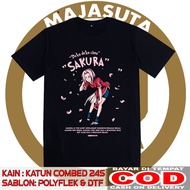 NARUTO SAKURA ANIME T-SHIRT COOL T-SHIRT DISTRO T-SHIRT ANIME T-SHIRT