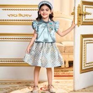 Summer 7th Birthday Partywear Elegant Princess Vacation Outfit