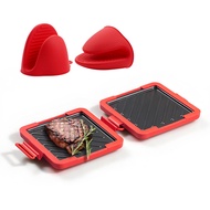 ไมโครเวฟ Toastie เครื่องทําแซนวิชพร้อมถุงมือ Micro Munchy ไมโครเวฟ Toastie Maker อเนกประสงค์เครื่องป