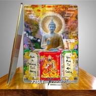 Lịch Phật Giáo Lịch Phật treo tường Lịch Quan Âm Bồ Tát Lịch Tết Laminate Đốc Lịch 2026