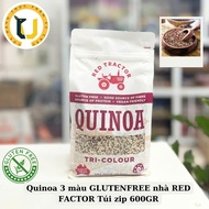 (HÀNG ÚC) Quinoa 3 màu hiệu RED TRACTOR Quinoa Tri colour GLUTENFREE Vegan gói 600Gr