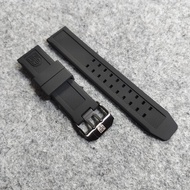 Luminox 23mm Rubber Watch Strap with Logo on Buckle 23mm Watch Strap Rubber Strap