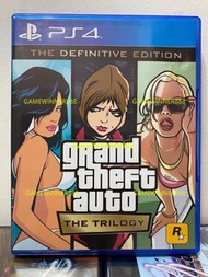 《今日快閃價》（中古二手）PS4遊戲 GTA三部曲 俠盜獵車手 三部曲 最終版 Grand Theft Auto The Trilogy [The Definitive Edition] 港版中英文版 （包含《俠盜獵車手III》《俠盜獵車手：罪惡都市》及《俠盜獵車手：聖安地列斯》這三款遊戲的復刻版合集）