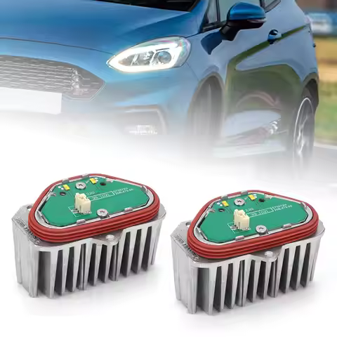2pcs LED Headlight Daytime Running Light Module Source Driver For Ford Fiesta MK8 MK7 Focus MK4 Tran