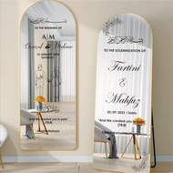 WEDDING BOARD STICKER CERMIN PANJANG