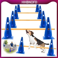 [hhbnofdmz] Dog Agility Hurdle Cone Set Cone and Pole Field Warning Rod Soccer Agility Pole