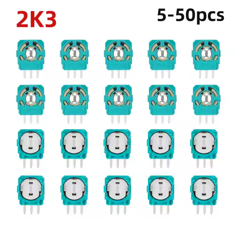 5-50pcs Analog Joystick Potentiometer 2K3 Ohm Replacement for Dualsense PS5 Controller Trim Pot Resi