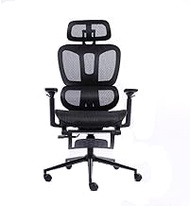 Mesh Ergonomic Office Chair Lumber Adjust Computer Chair Full Mesh Study Gaming Chair(Black&amp;Gray+Footrest+3D Armrest)