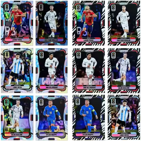 DIY PANINI Football World Cup Lamine Yamal Haaland Mbappe Character collection card Messi Cristiano 