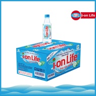 Thùng 24 Chai Nước Uống ION Kiềm Đóng Chai ION Life 450ml - Khỏe ruột Mát gan Hỗ trợ tiêu hoá Trung