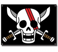 One Piece Red Haired Pirates Shank's Flag One Piece Red Haired Pirates Shank's Flag