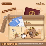 passport cover passport cover waterproof Kapibara Passport Book Protective Case Business Trip Boardi