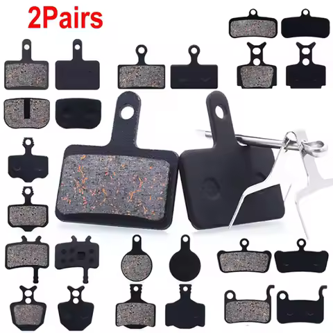 2 Pair (4pcs) MTB Bicycle Hydraulic Disc Brake Pad Semi-Metallic Brake Pads For b01s SRAM AVID HAYES