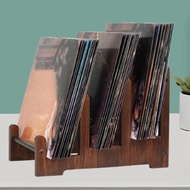 [whfashionkk] Vinyl Records Storage Holder Desktop Multifunctional Minimalist Vinyl Records Organize