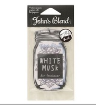 預訂 John's blend 吊掛式香氛片 #白麝香
