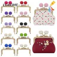 LIAOYING Purse Frame Kiss Clasp, Candy Color Square Purse Clasp Frame, Metal Purse Frame