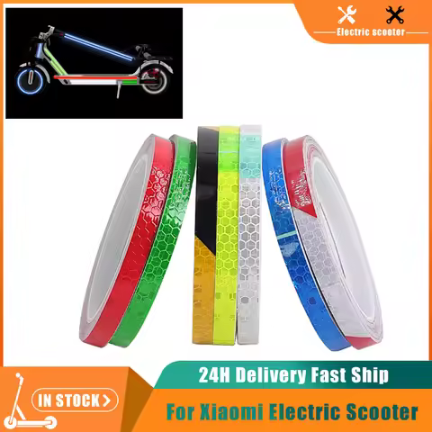 Stickers Reflective Tape Fluorescent Electric Scooter Strips Tapes for Xiaomi M365 PRO 1S 4PRO Mi3 F