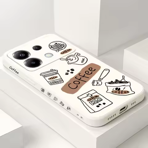 Coffee Beans Phone Case For Xiaomi Poco F8 F7 X7 X6 F6 M6 M5 M5S F5 X5 F4 X4 M4 F3 M3 X3 Pro 4G 5G G