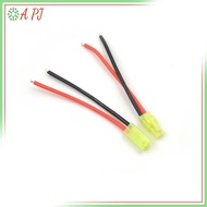 [APJ] 1pair Mini Tamiya Connector Male & Female 2pin Battery wire 16AWG [NEW]