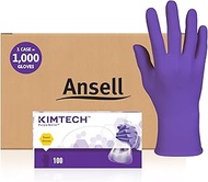 Ansell Kimtech™ Purple Nitrile™ Disposable Exam Gloves, 5.9 Mil, for Healthcare, Dental, Physicians,