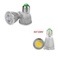 E27 bóng đèn LED LED ấm/trắng COB LED ánh sáng đèn Đèn LED chiếu điểm 220V 3W 5W